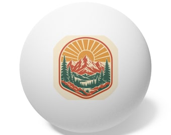 Mountain Reunion Family Ping Pong Balls 6pc | Reunion Party Favor, Game Night