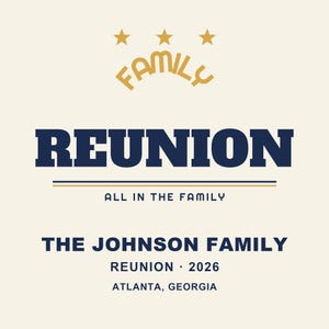 Personalized Family Reunion Tote Bag 2026 Cotton Canvas, Custom Name Reunion Gift Tote, Summer Reunion Keepsake Bag, Family Photo Tote image 1