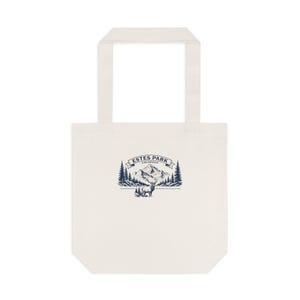 Sac fourre-tout pour les retrouvailles familiales à Estes Park, cadeau personnalisé des Rocheuses, sac de voyage personnalisé avec nom, souvenir assorti des retrouvailles, sac de vacances image 1