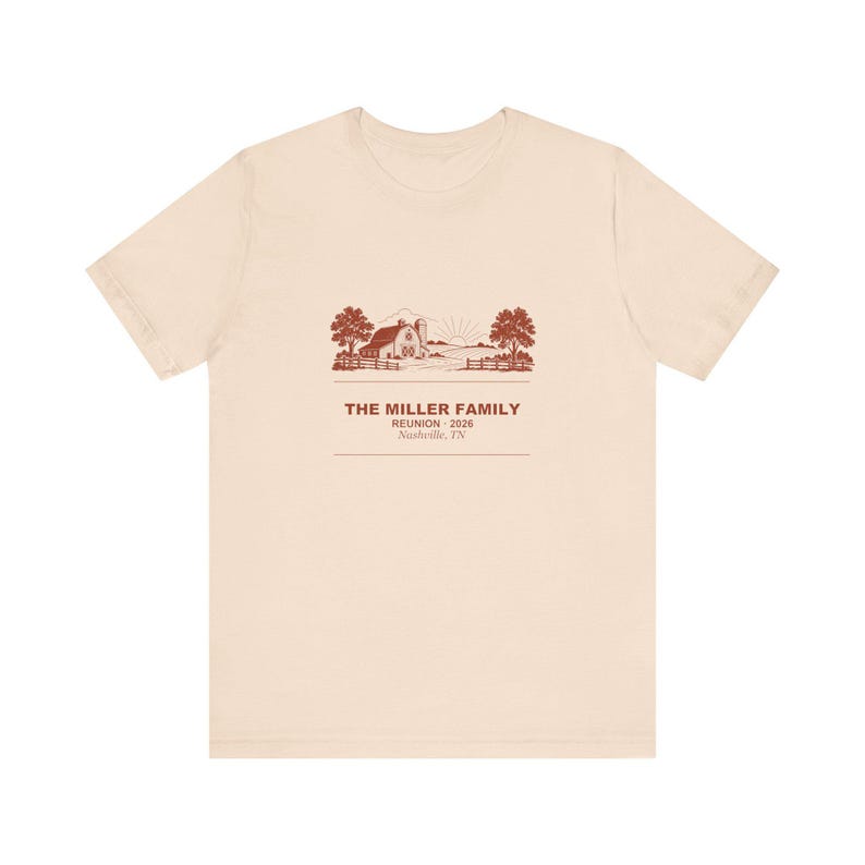 Personalized Family Reunion Shirt Farm 2026 Custom Name Matching Group Tee image 3