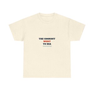 The Cookout Went to Sea Shirt, Funny Black Family Cruise Tee Bild 3