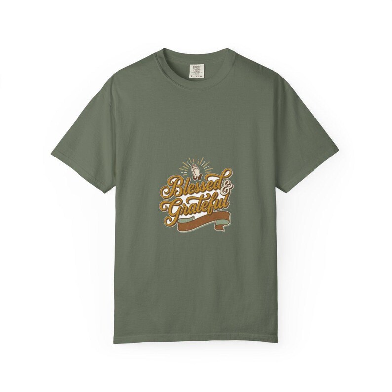 Personalisiertes T-Shirt für das Familientreffen 2026, „Gesegnet und dankbar“-Shirt für die Kirchengemeinde, Geschenk mit Namen und Ort, Treffen-Shirt für Eltern und Kinder Bild 4