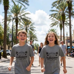 Family Reunion Matching Tee, Personalized Orlando 2026 Custom Name Shirt image 1