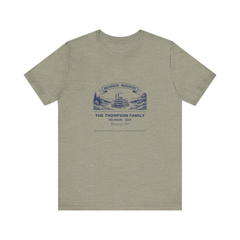 Personalized Family Reunion Shirt Branson 2026, Custom Name Matching Group Tee, Family Vacation Outfits, Reunion Gift Idea for Whole Crew Bild 4
