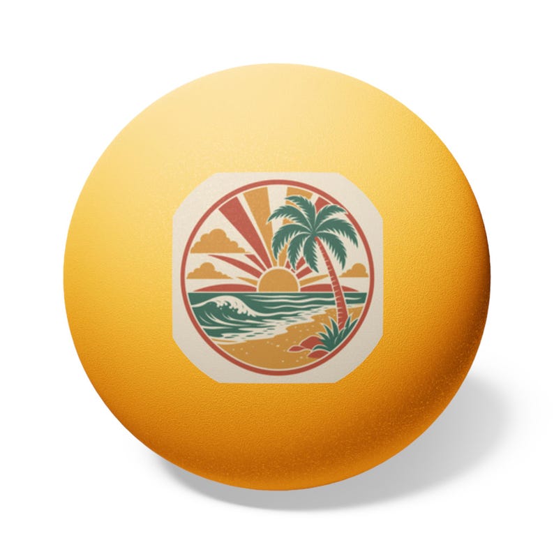 Beach Reunion Family Ping Pong Balls 6pc | Reunion Party Favor, Game Night image 5