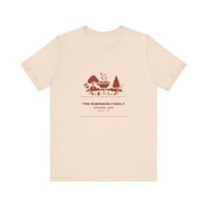 Personalized Family Reunion BBQ Shirt, Custom Name Backyard Reunion Cookout Tee, Matching Family Summer Tee, 2026 Reunion Gift Idea image 3