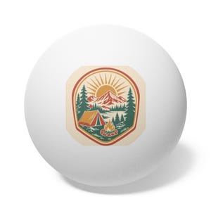 Parks Reunion Family Ping Pong Balls 6pc Set, Family Reunion Party Favor Gift, Custom Reunion Game Night, Reunion Table Game Activity Kit image 1