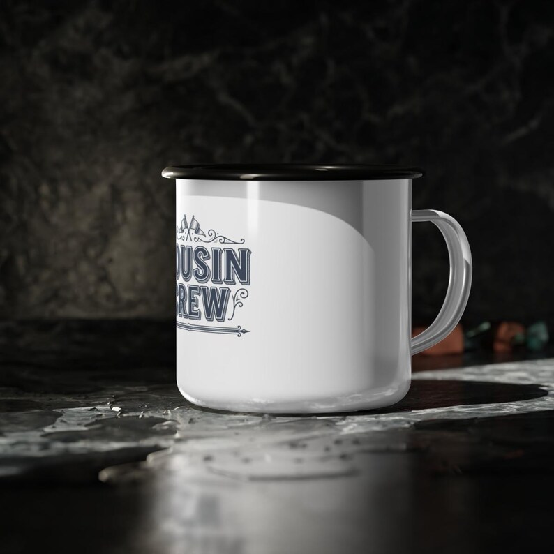 cousin reunion mug, family mug, custom mug, enamel mug, campfire mug, 2026 mug, group mug, match mug, vacay mug, camp mug, gift mug, crew mu image 3