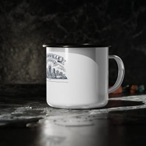 Tazza per la riunione di famiglia di Nashville 2026, regalo personalizzato per la riunione di famiglia in Tennessee, tazza da campeggio smaltata personalizzata, tazza da viaggio per caffè ricordo del viaggio in famiglia immagine 2