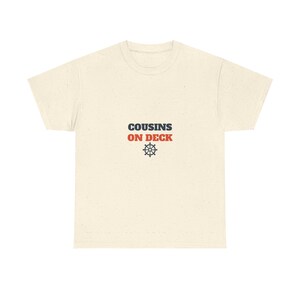 Cousins on Deck Shirt, Matching Cousin Cruise Tee afbeelding 3
