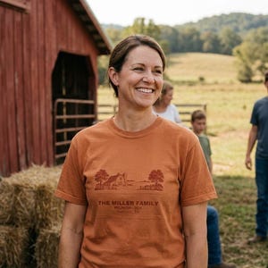 Personalized Family Reunion Shirt Farm 2026 Custom Name Matching Group Tee image 1
