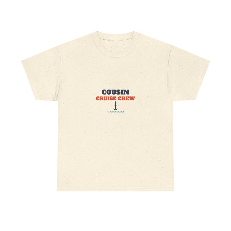 Affordable Cousin Cruise Crew Shirt Personalized | Custom Name & Year, Matching Cousin Cruise Tee image 3