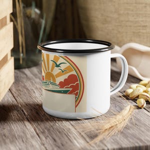 Personalisierter Familienbecher für Kreuzfahrttreffen, individueller Name, Jahr, Stadt – Erinnerungsstück, Souvenir vom Kreuzfahrturlaub, Reise-Kaffeebecher als Geschenk, Gastgeschenk für Schiffstreffen Bild 5