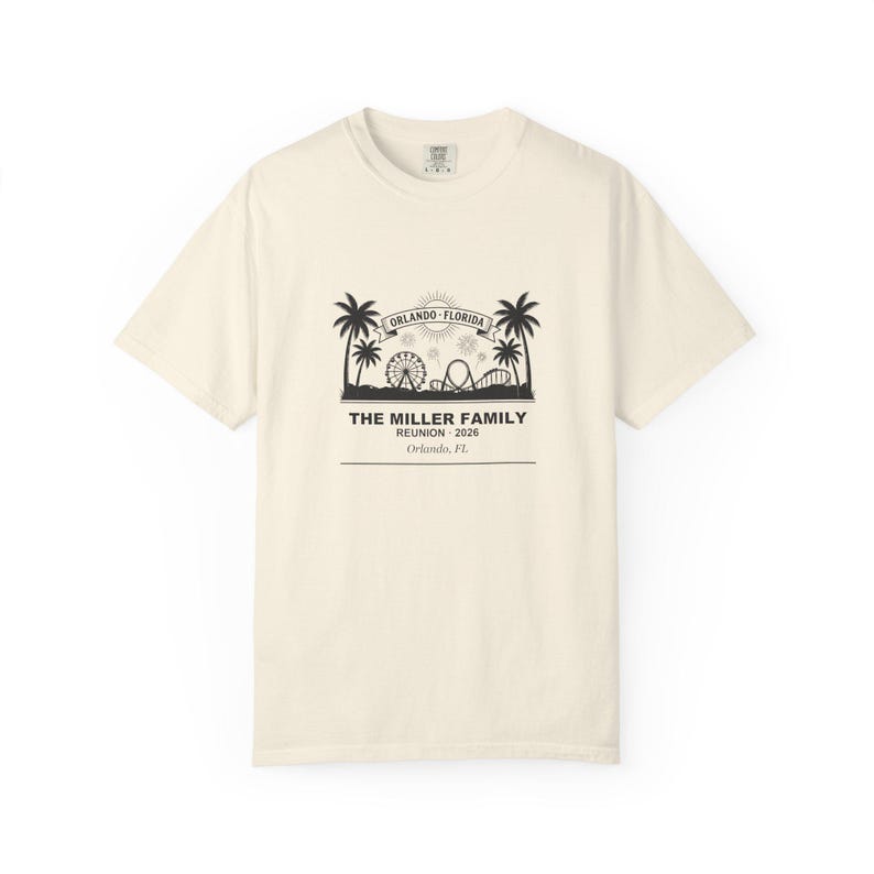 Personalized Orlando 2026 Family Reunion Tee, Custom Matching Group Vacation Shirt, Reunion Group Gift Idea, Family Trip Event Apparel Bild 4