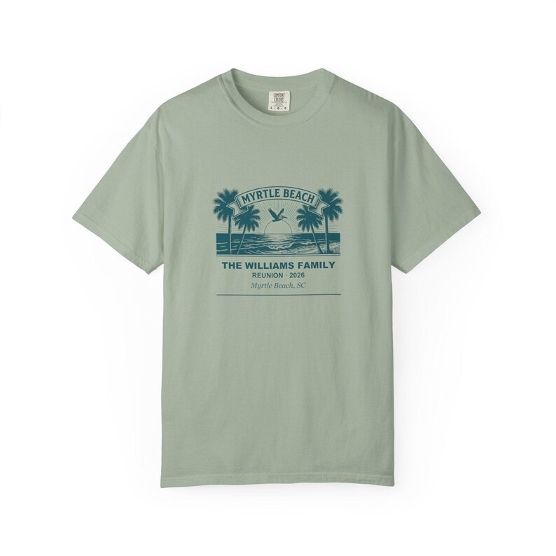 Personalized Family Reunion Shirt, Myrtle Beach 2026 Matching Custom Name Tee image 2