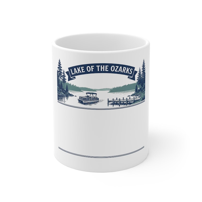 Mug personnalisé réunion de famille Le lac des Ozarks 2026, cadeau tasse à café nom personnalisé image 1