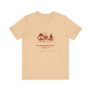 Personalized Family Reunion BBQ Shirt, Custom Name Backyard Reunion Cookout Tee, Matching Family Summer Tee, 2026 Reunion Gift Idea image 4