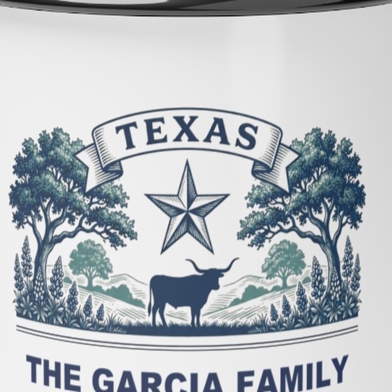 Mug émaillé « Réunion de famille Texas 2026 », tasse de camping personnalisée, mug de voyage pour les retrouvailles, tasse pour les retrouvailles d'été, ensemble assorti pour la famille, cadeau de plein air image 1