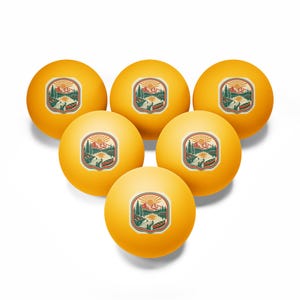 Lake Reunion Family Ping Pong Balls 6 Pack Party Favor Game Night, Custom Reunion Game Gift, Outdoor Picnic Activity Balls, Custom Favor image 6