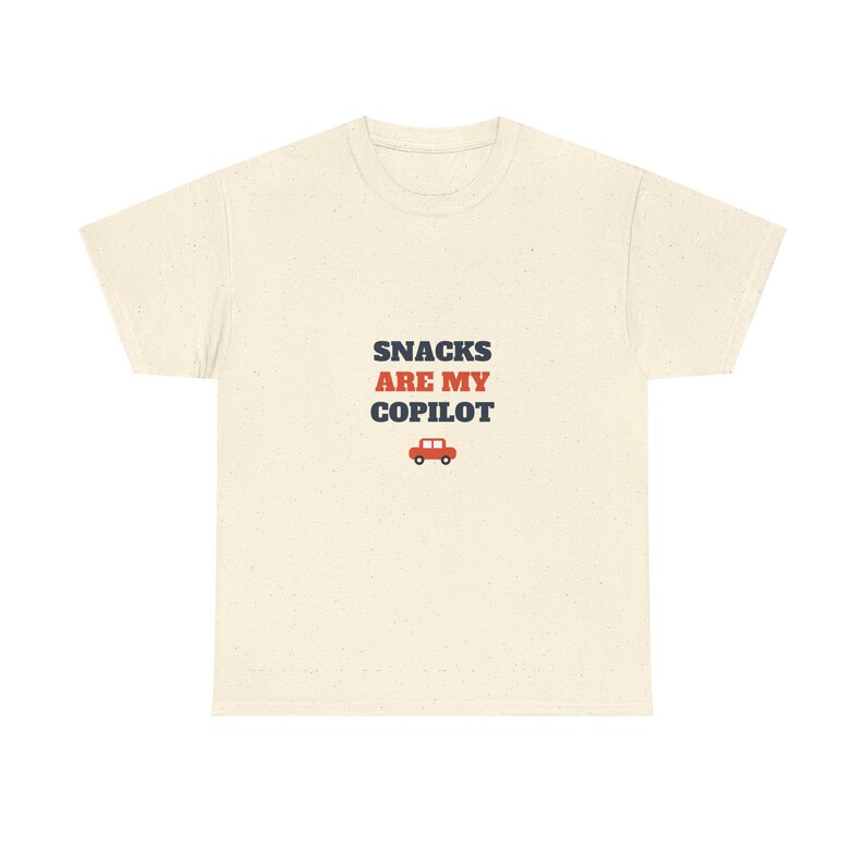 Snacks Are My Copilot Shirt, Funny Road Trip Tee Bild 3
