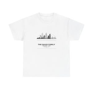 Family Reunion Shirt Personalized with Custom Name, Matching Family Reunion Tees 2026, City Group Gathering Tee, Family Reunion Gift Idea image 2