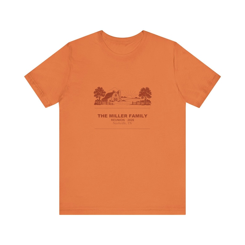Personalized Family Reunion Shirt Farm 2026 Custom Name Matching Group Tee image 5