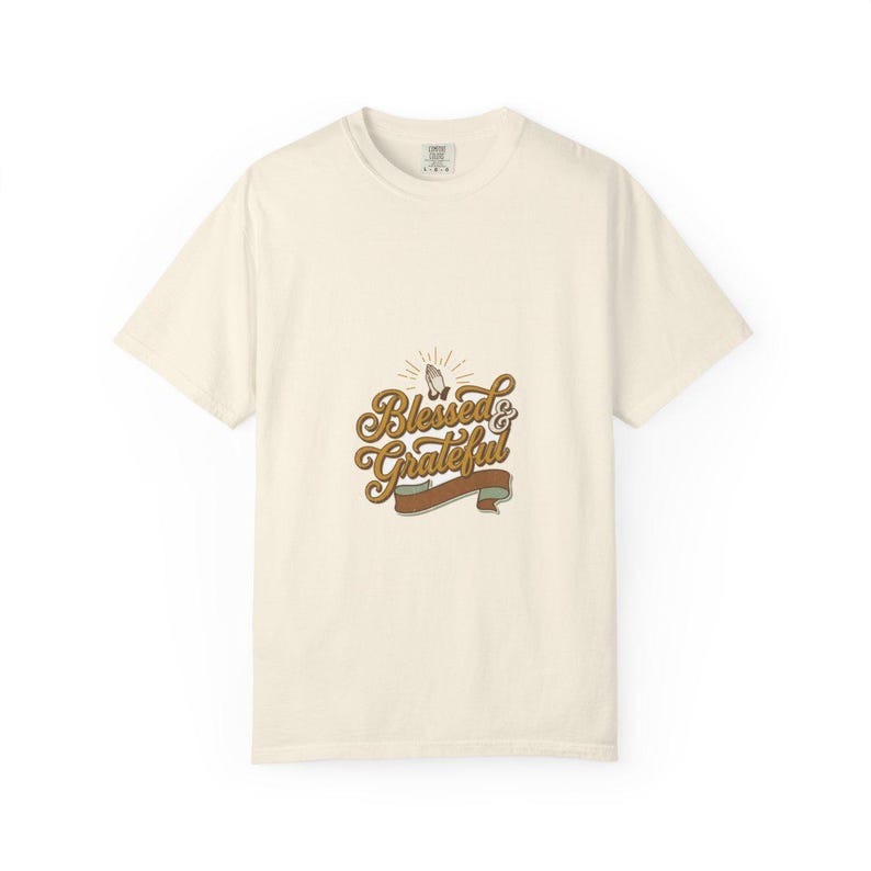 Personalisiertes T-Shirt für das Familientreffen 2026, „Gesegnet und dankbar“-Shirt für die Kirchengemeinde, Geschenk mit Namen und Ort, Treffen-Shirt für Eltern und Kinder Bild 2