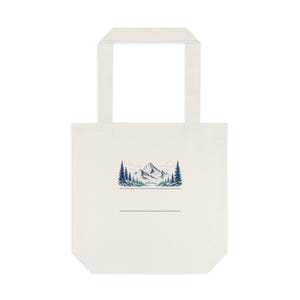 Personalisierte Tragetasche für Familientreffen in der Berghütte – Individueller Name, Jahr & Ort, passendes Geschenk zum Treffen, Erinnerungsstück an die Hütte, Sommertasche Bild 6