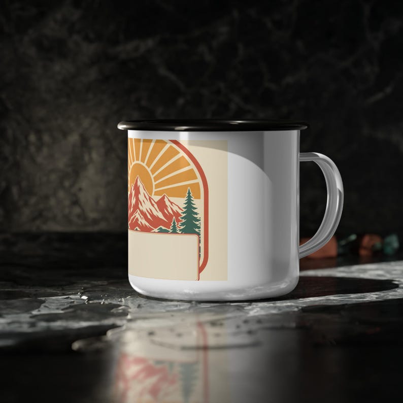Personalized Mountain Family Reunion Mug, Custom Name and Year Coffee Cup, Family Reunion Gift, Mountain Travel Keepsake for Family Guests image 4