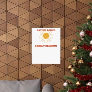 Panneau de bienvenue rétro personnalisé pour réunion de famille | Nom de famille, année et ville image 20