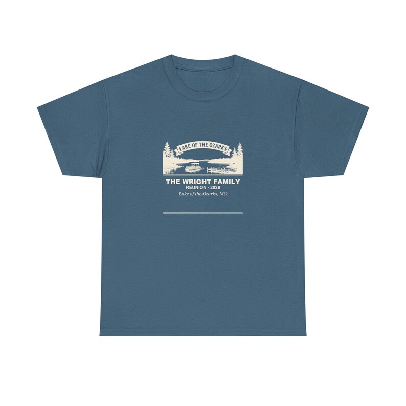 Personalized Family Reunion Shirt 2026, Lake of the Ozarks Custom Name Matching Tee immagine 2