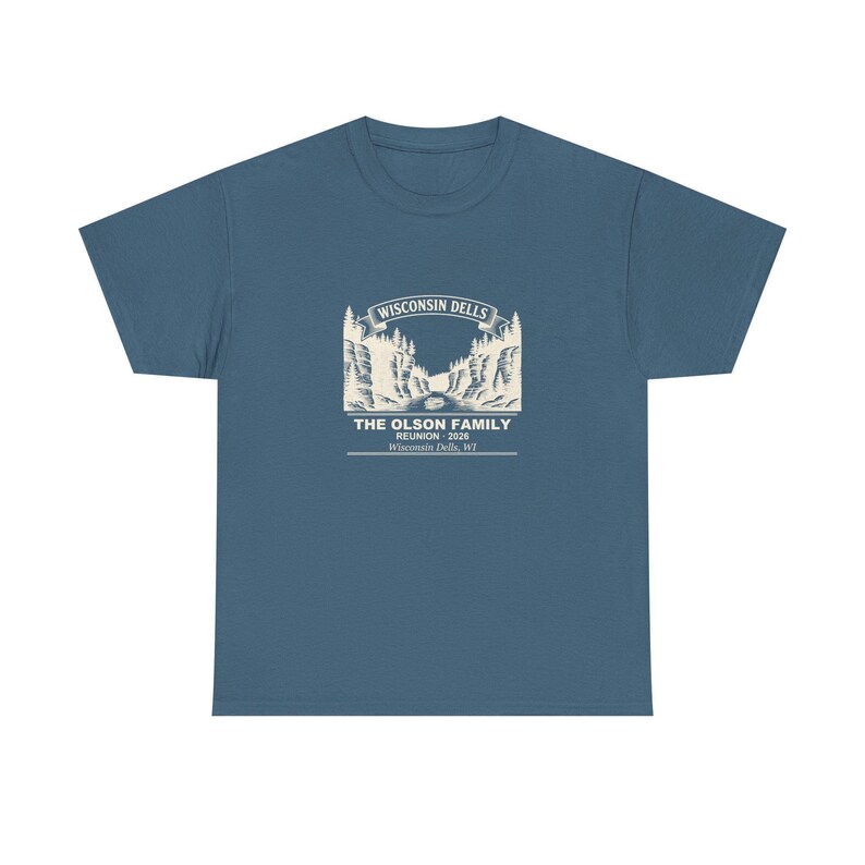 Personalized Family Reunion Shirt 2026 Wisconsin Dells, Custom Name Matching Family Tee afbeelding 2
