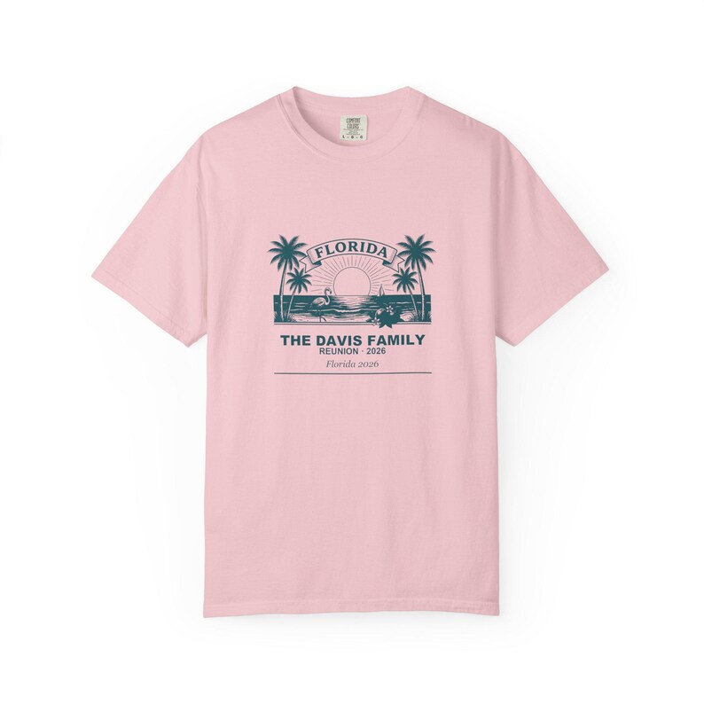 Camiseta de reunión familiar de Florida 2026, camiseta a juego personalizada con nombre personalizado imagen 5