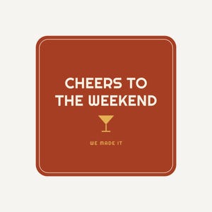 Cheers to the Weekend Koozie, Funny Can Cooler Beer Sleeve, Party Favor Gift image 3