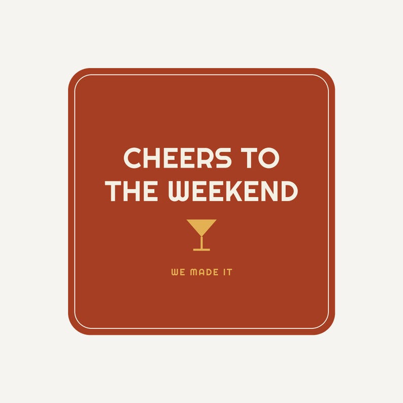 Cheers to the Weekend Koozie, Funny Can Cooler Beer Sleeve, Party Favor Gift image 3