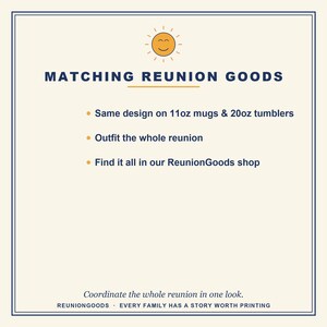 Personalized Family Reunion Enamel Mug, Custom 2026 Cookout Camp Cup image 9