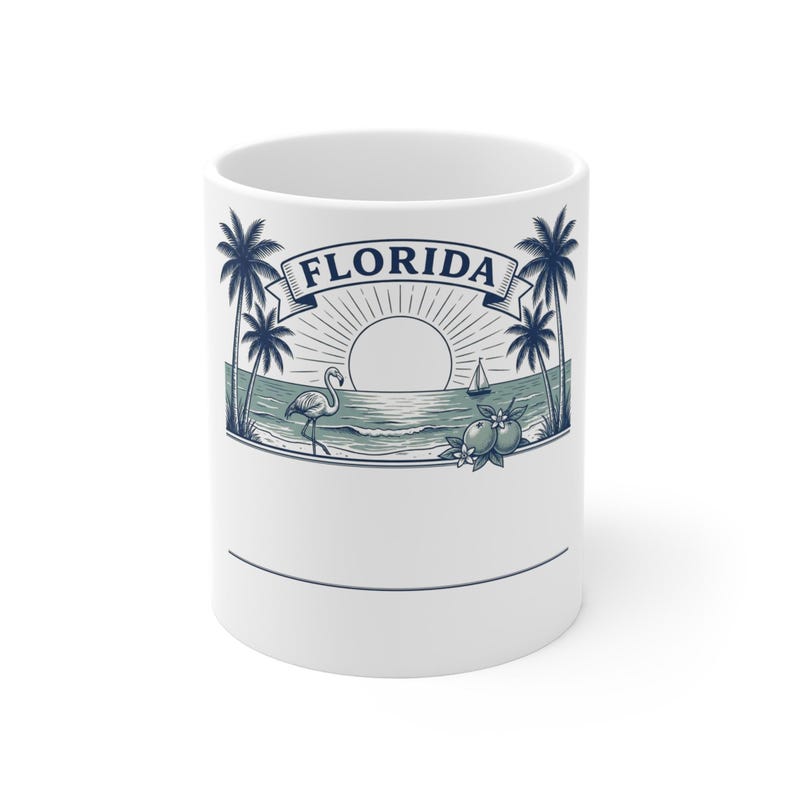 Gepersonaliseerde familiereünie 2026 mok Florida aangepaste naam koffiekopje aandenken cadeau afbeelding 1