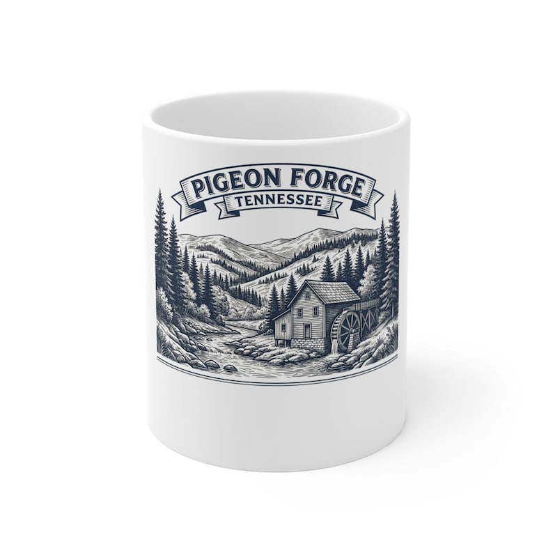 Personalized Pigeon Forge Family Reunion Mug, 2026 Smoky Mountains Trip Gift, Custom Name, Reunion Keepsake, Coffee Cup for Family image 1