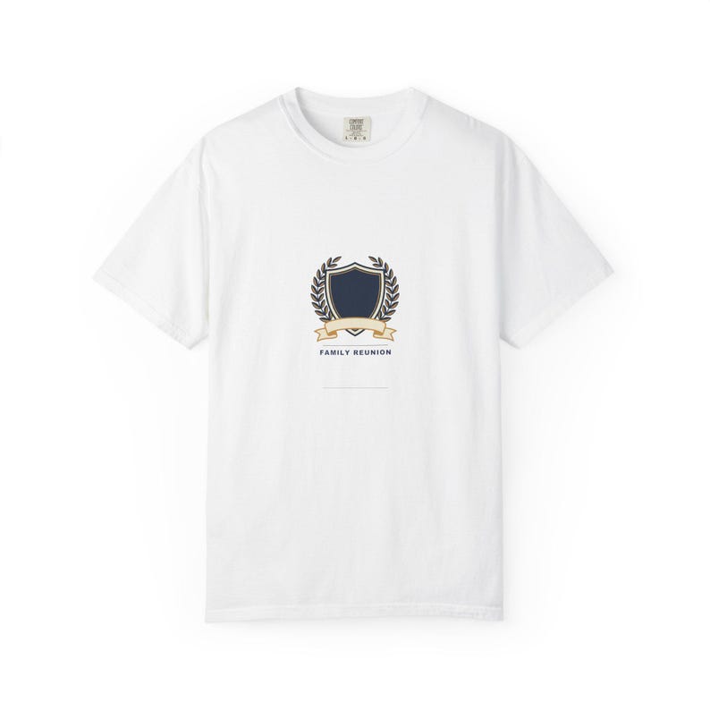 Personalized Family Reunion Shirt With Crest and Year, Custom Name Matching Group Tee, 2026 Family Reunion Gift, Vacation Keepsake T-Shirt image 2