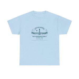 Personalized Family Reunion Shirt Outer Banks 2026, Custom Name Matching Group Tee, Beach Family Vacation Top, Coastal Reunion Gift image 2