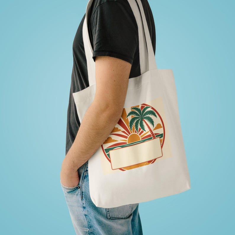 Personalized Family Beach Reunion Tote Bag, Custom Name Year City Keepsake, Summer Gift for Mom, Matching Reunion Totes, 2024 Trip Souvenir image 3