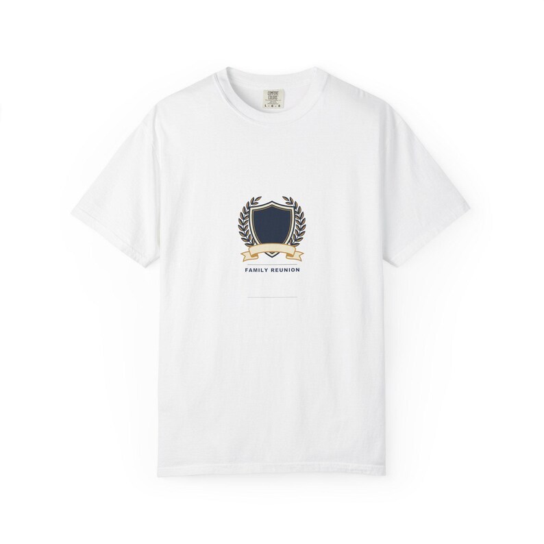 Personalized Family Reunion Shirt With Crest and Year, Custom Name Matching Group Tee, 2026 Family Reunion Gift, Vacation Keepsake T-Shirt image 3