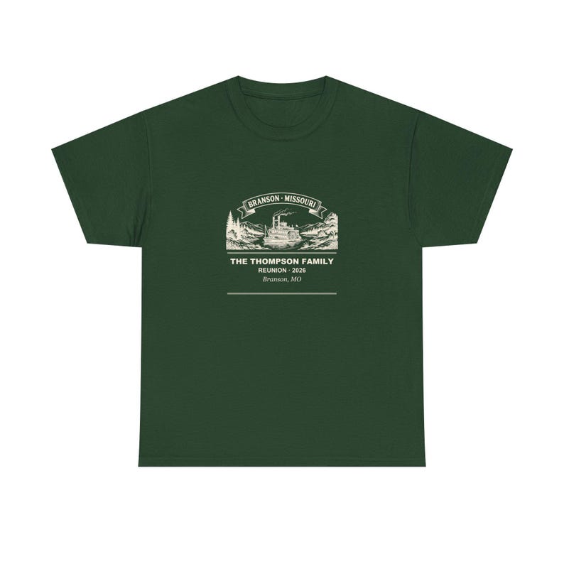 Personalized Family Reunion Shirt Branson 2026, Custom Name Matching Group Tee, Family Vacation Shirt for Reunion, 2026 Reunion Gift Tee image 2