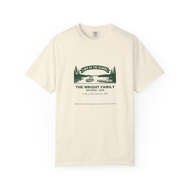 Personalized Family Reunion Shirt Lake of the Ozarks 2026 Custom Name Matching Tee immagine 4
