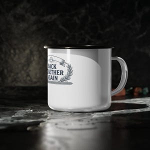 Mug « Réunion de famille » – Mug personnalisé avec nom, Mug « Retrouvailles », Cadeau pour les retrouvailles de 2026, Mugs assortis pour toute la famille, Tasse à café en émail, Cadeau d'été, Cadeau de groupe image 3