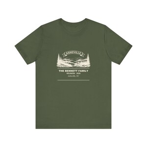 Family Reunion Shirt Asheville 2026 Personalized, Custom Name Matching Group Tee 画像 2