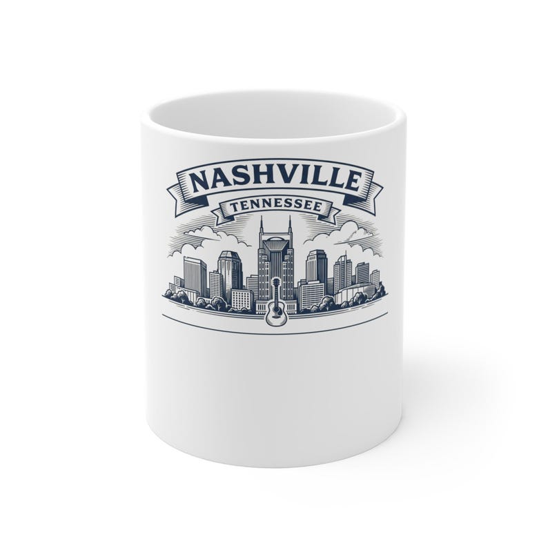 Nashville Family Reunion Mug Personalized 2026, Custom Name Tennessee Trip Mug, 2026 Reunion Gift, Music City Coffee Cup, Family Keepsake image 1