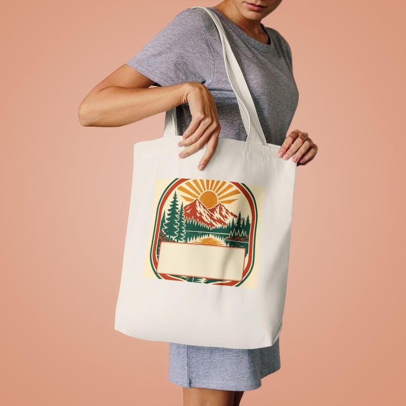 Personalized Lake Reunion Tote Bag Name Year City Keepsake, Family Reunion Gift Tote, Lake Reunion Keepsake Tote, Personalized Name Tote image 4