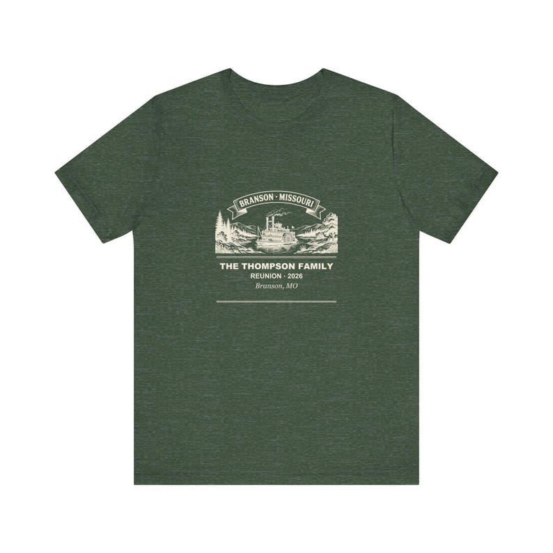 Personalized Family Reunion Shirt Branson 2026, Custom Name Matching Group Tee, Family Vacation Outfits, Reunion Gift Idea for Whole Crew Bild 5