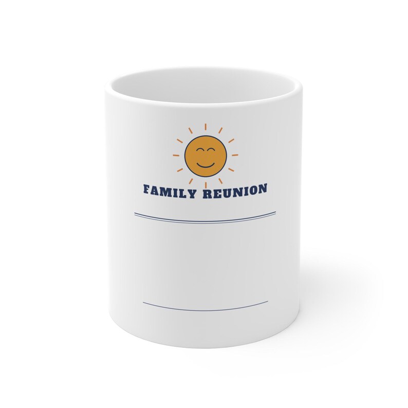 Tazza personalizzata per la riunione di famiglia del 2026 con nome a scelta, ideale come regalo. immagine 1